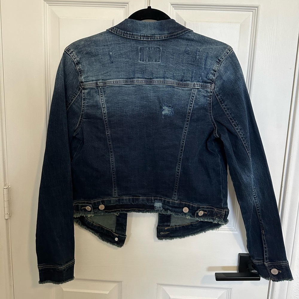 William Rast Distressed Jean Jacket - Picture 2 of 2